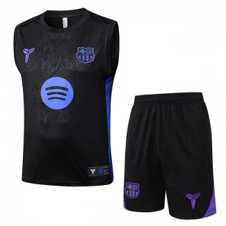 Chandal del Barcelona Sin Mangas 25-26 Negro Azul