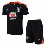 Chandal del Brasil Manga Corta 25-26 Negro - Pantalon Corto