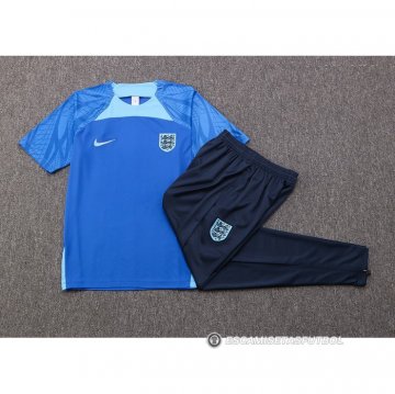 Chandal del Inglaterra Manga Corta 22-23 Azul