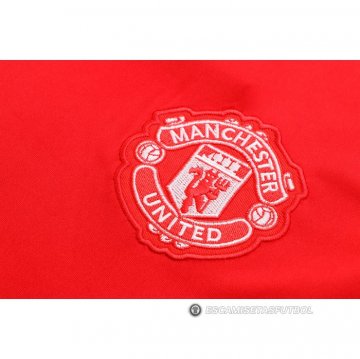 Chandal del Manchester United Manga Corta 22-23 Rojo