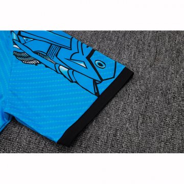 Chandal del Napoli Manga Corta 25-26 Azul - Pantalon Corto