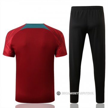 Chandal del Portugal Manga Corta 22-23 Rojo