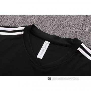 Chandal del Real Madrid Manga Corta 22-23 Negro y Purpura