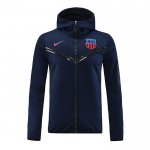 Chaqueta con Capucha del Barcelona 2022-23 Azul