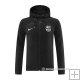 Chaqueta con Capucha del Barcelona 22-23 Negro