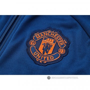Chaqueta con Capucha del Manchester United 23-24 Azul