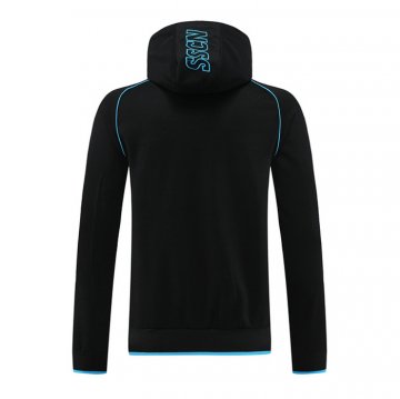 Chaqueta con Capucha del Napoli 23-24 Negro