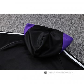 Chaqueta con Capucha del Real Madrid 22-23 Negro