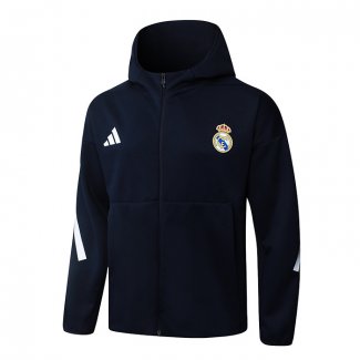 Chaqueta con Capucha del Real Madrid 25-26 Negro