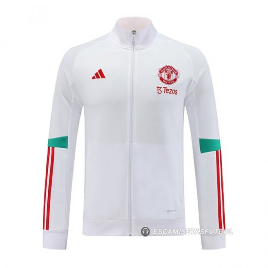 Chaqueta del Manchester United 23-24 Blanco - Haga un click en la imagen para cerrar