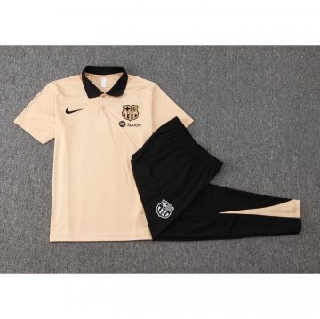 Conjunto Polo del Barcelona 24-25 Amarillo
