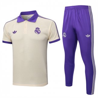 Conjunto Polo del Real Madrid 25-26 Amarillo