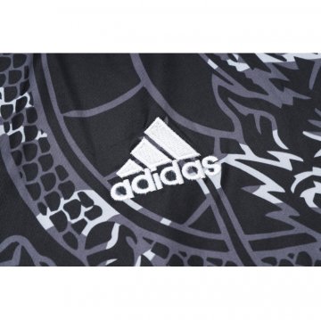 Conjunto Polo del Real Madrid Dragon 24-25 Negro