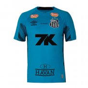 Tailandia Camiseta Santos Portero 2025 Azul