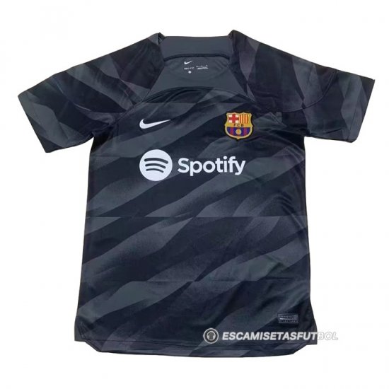 Camiseta Barcelona Portero 23-24 Negro - Haga un click en la imagen para cerrar
