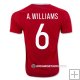 Camiseta Jugador de A.Williams la Selección de Gales 1ª 2016