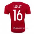 Camiseta Jugador de Ledley la Selección de Gales 1ª 2016