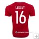 Camiseta Jugador de Ledley la Selección de Gales 1ª 2016