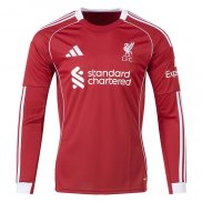 Camiseta Liverpool 1ª Manga Larga 25-26