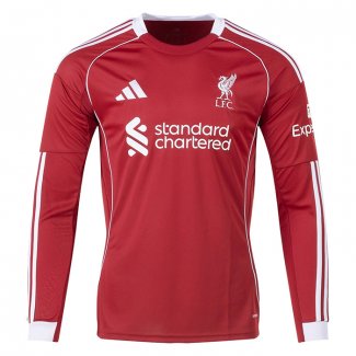 Camiseta Liverpool 1ª Manga Larga 25-26