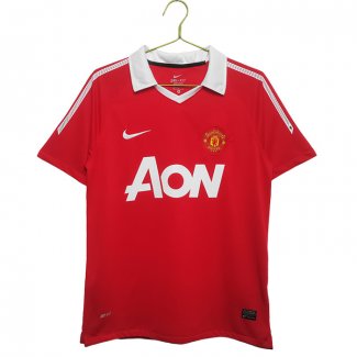 Camiseta Manchester United 1ª Retro 10-11