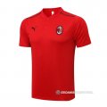 Camiseta Polo del AC Milan 2021-22 Rojo