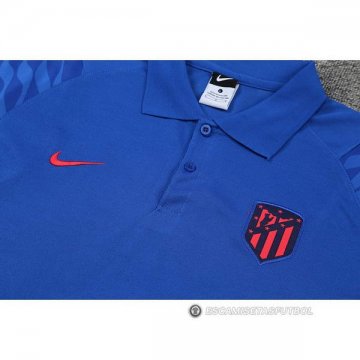Camiseta Polo del Atletico Madrid 2022-2023 Azul