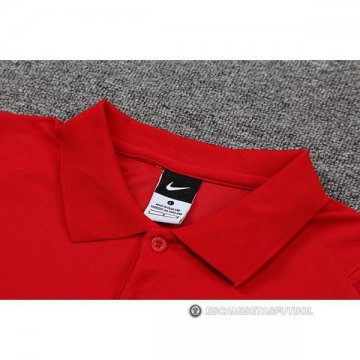 Camiseta Polo del Barcelona 22-23 Rojo