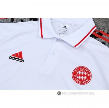 Camiseta Polo del Bayern Munich 22-23 Blanco