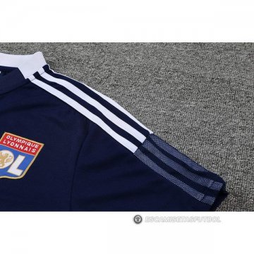 Camiseta Polo del Lyon 22-23 Azul
