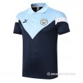 Camiseta Polo del Manchester City 2020/2021 Azul
