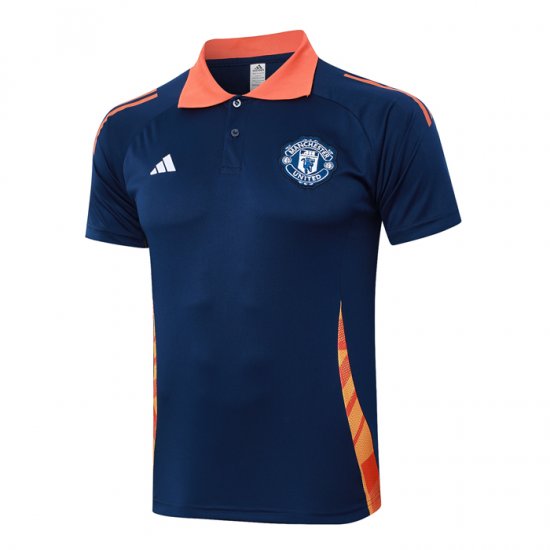 Camiseta Polo del Manchester United 24-25 Azul - Haga un click en la imagen para cerrar