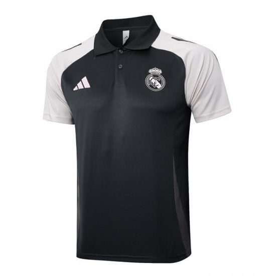 Camiseta Polo del Real Madrid 24-25 Gris - Haga un click en la imagen para cerrar