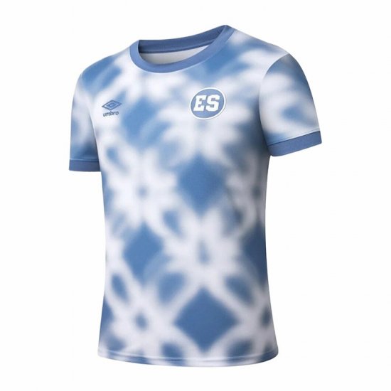 Camiseta Pre Partido del El Salvador 2025 Azul - Haga un click en la imagen para cerrar