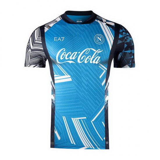 Camiseta Pre Partido del Napoli 2024 Azul - Haga un click en la imagen para cerrar