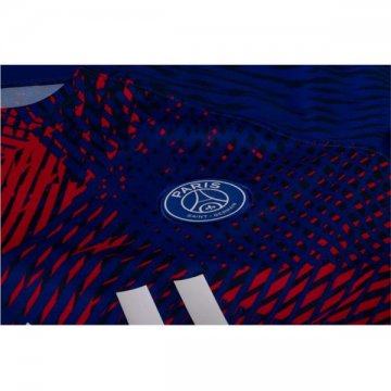 Camiseta Pre Partido del Paris Saint-Germain 2022 Azul y Rojo