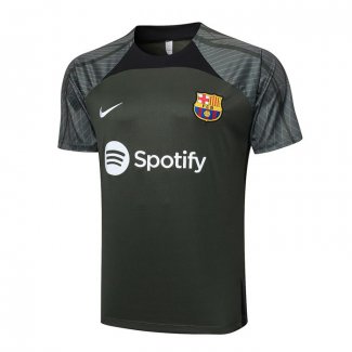 Camiseta de Entrenamiento Barcelona 23-24 Verde Oscuro