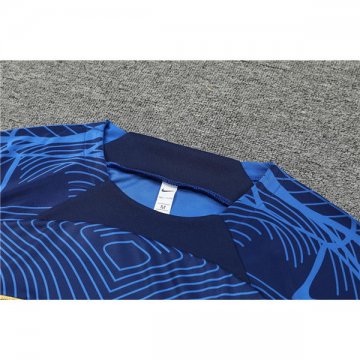 Camiseta de Entrenamiento Francia 22-23 Azul Oscuro
