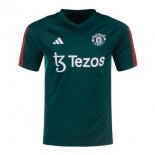 Camiseta de Entrenamiento Manchester United 23-24 Verde