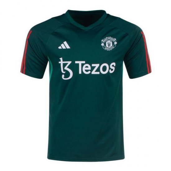Camiseta de Entrenamiento Manchester United 23-24 Verde - Haga un click en la imagen para cerrar