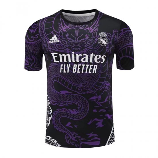 Camiseta de Entrenamiento Real Madrid Dragon 24-25 Purpura - Haga un click en la imagen para cerrar