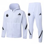 Chandal con Capucha del Ajax 25-26 Blanco