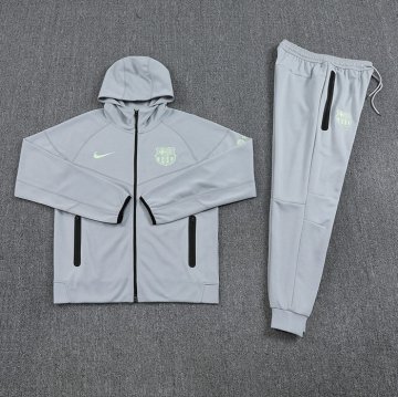 Chandal con Capucha del Barcelona 2025 Gris