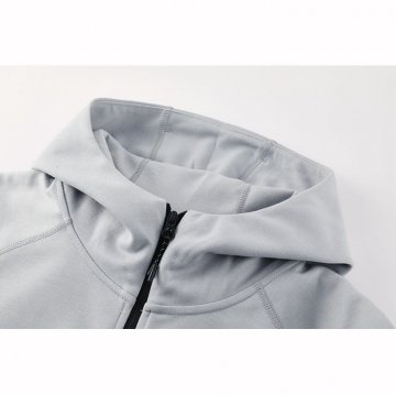 Chandal con Capucha del Barcelona 2025 Gris