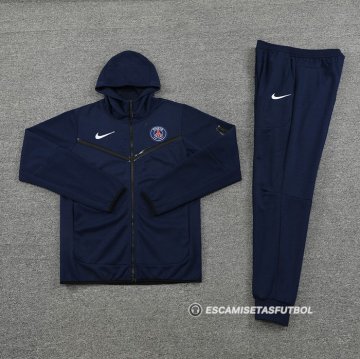 Chandal con Capucha del Paris Saint-Germain 2022-23 Azul