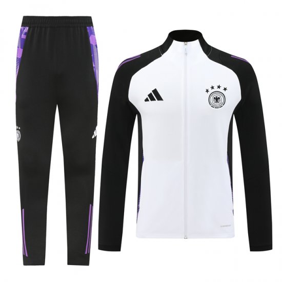 Chandal de Chaqueta del Alemania 24-25 Blanco - Haga un click en la imagen para cerrar