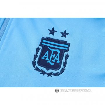 Chandal de Chaqueta del Argentina 22-23 Azul Claro