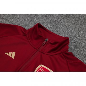 Chandal de Chaqueta del Arsenal 2023-2024 Rojo