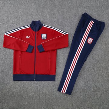 Chandal de Chaqueta del Arsenal 24-25 Rojo Negro
