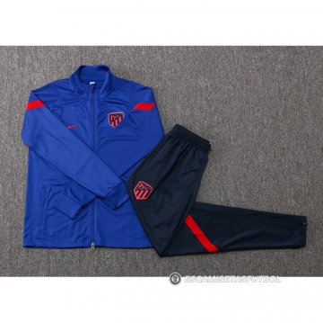 Chandal de Chaqueta del Atletico Madrid 22-23 Azul